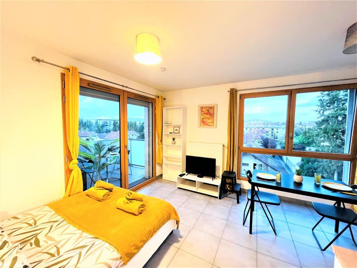 شقة Le Bellevue A 10Min Du Centre A Pied آنسي المظهر الخارجي الصورة